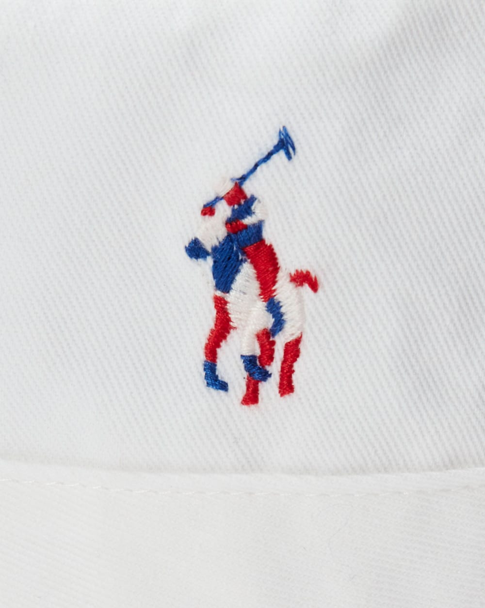 Polo Ralph Lauren Men's Pony Bucket Hat White Small