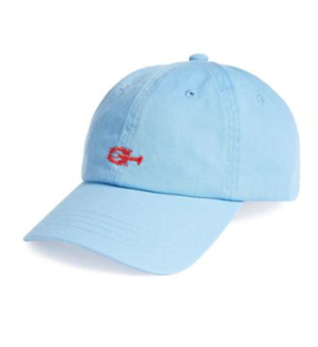 Club Room Mens Embroidered Baseball Hat Light Blue ONE SIZE