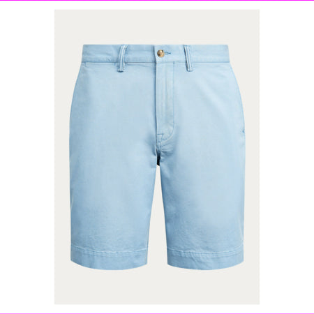 Polo Ralph Lauren Men's 9.5 Inch Stretch Classic Fit Chino Shorts Blue 40