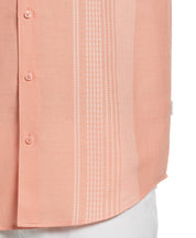 Cubavera Mens Linen Blend Orange Shirt Large
