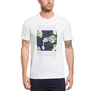Original Penguin Mens Knit Jersey Tshirt Bright White Medium