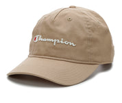 Champion Mens Logo Baseball Hat Tan Adjustable