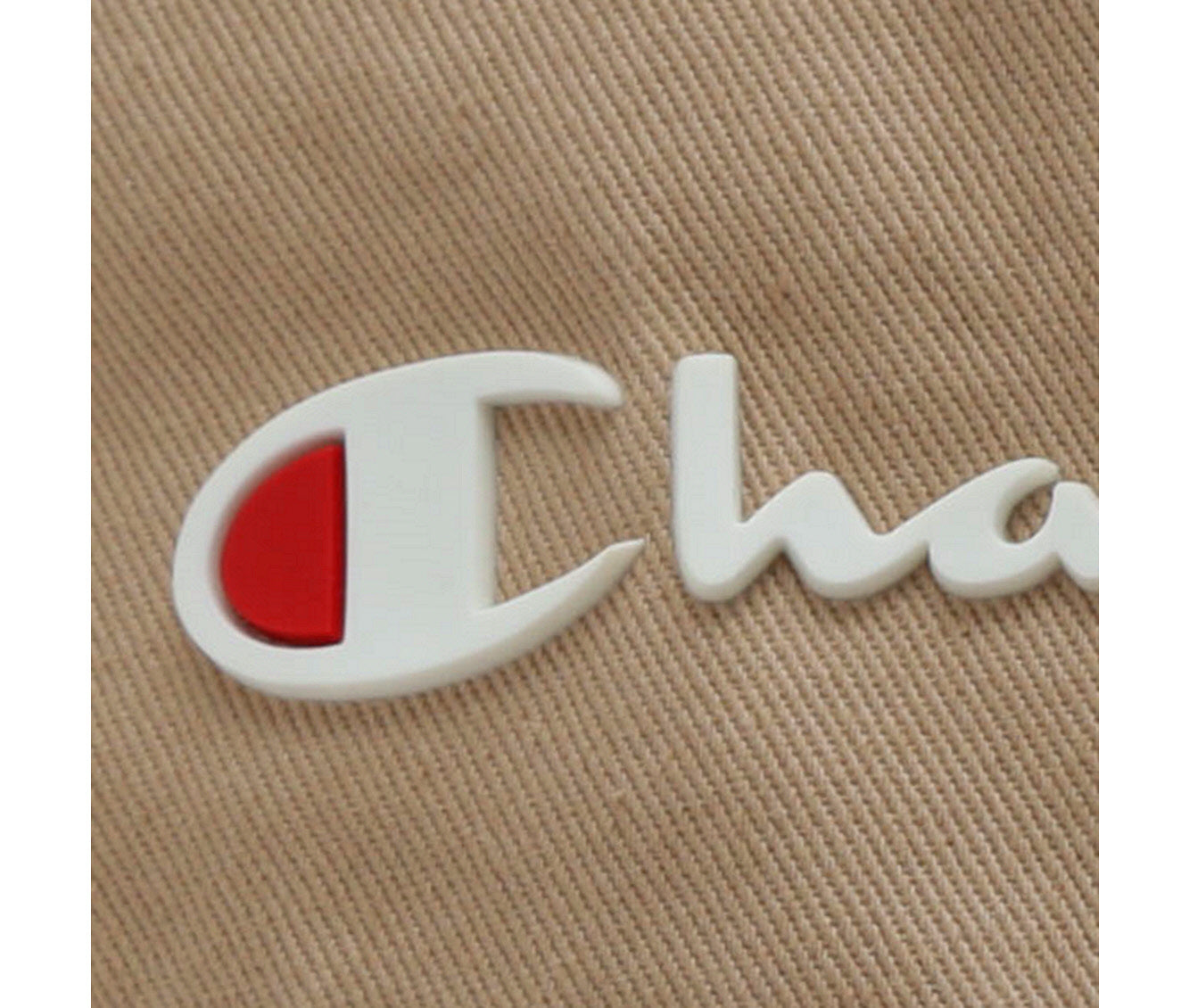 Champion Mens Logo Baseball Hat Tan Adjustable