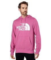 THE NORTH FACE Men's Half Dome Pullover Hoodie (Standard and Big Size), Red Violet/TNF White, Medium