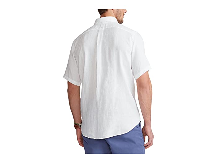 Polo Ralph Lauren Big & Tall Linen Sport Shirt  White 2XB