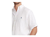 Polo Ralph Lauren Big & Tall Linen Sport Shirt  White 2XB