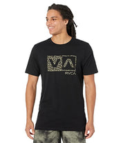 RVCA Men's Balance Box Short Sleeve Graphic Crewneck T Shirt Black XL
