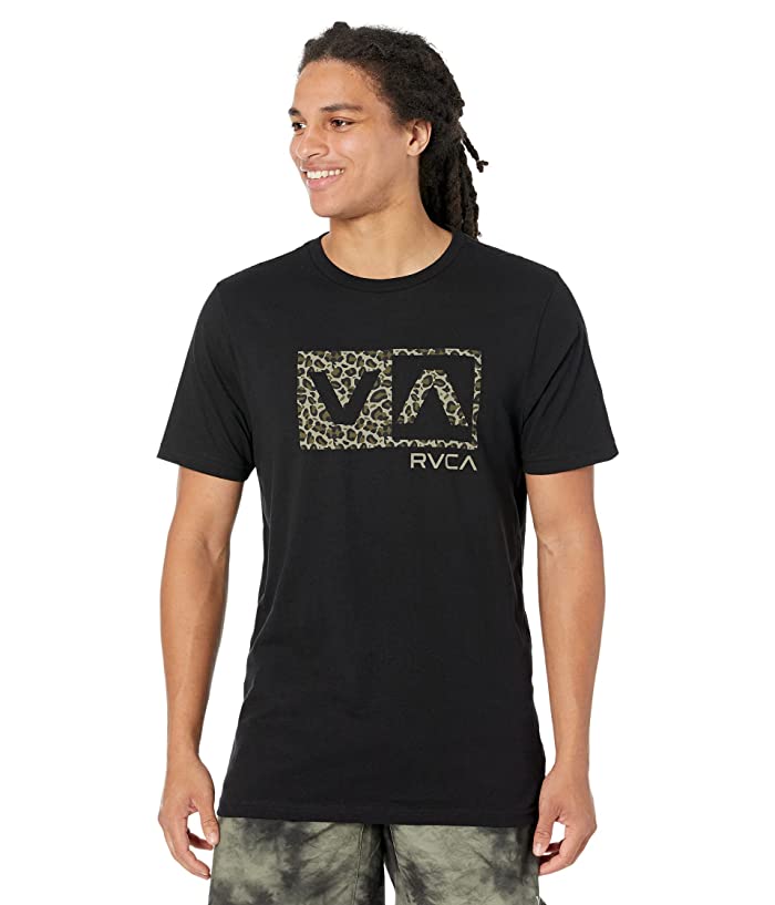 RVCA Men's Balance Box Short Sleeve Graphic Crewneck T Shirt Black XL