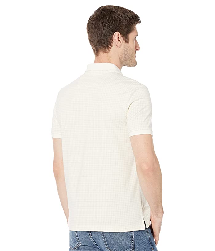 Calvin Klein Mens Relaxed Fit Short-Sleeve Polo Shirt Beige Medium