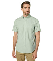 Nautica Men's Stretch Oxford Shirt Green Small