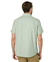 Nautica Men's Stretch Oxford Shirt Green Small