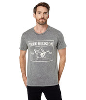 Men's Mineral Logo Tee | Granite | Xl | True Religion