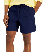 Club Room Mens Flat Front Relaxed Casual Shorts Blue Large