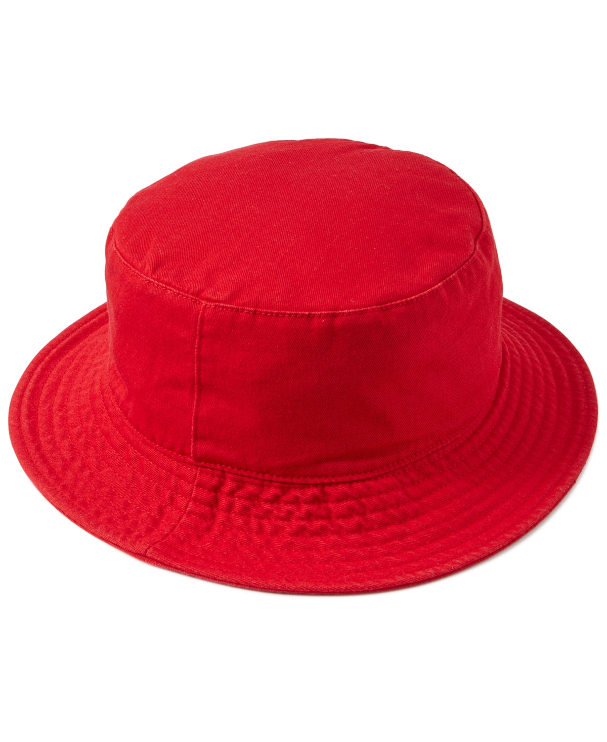 Sun Stone Men's Denim Bucket Hat Red OS