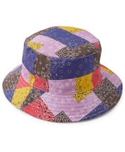 Sun + Stone Men's Paisley Bucket Hat  Lavender  Purple Osfa Reg