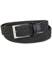 Alfani Men's Stretch Braided Cord Belt - Black MEDIUM