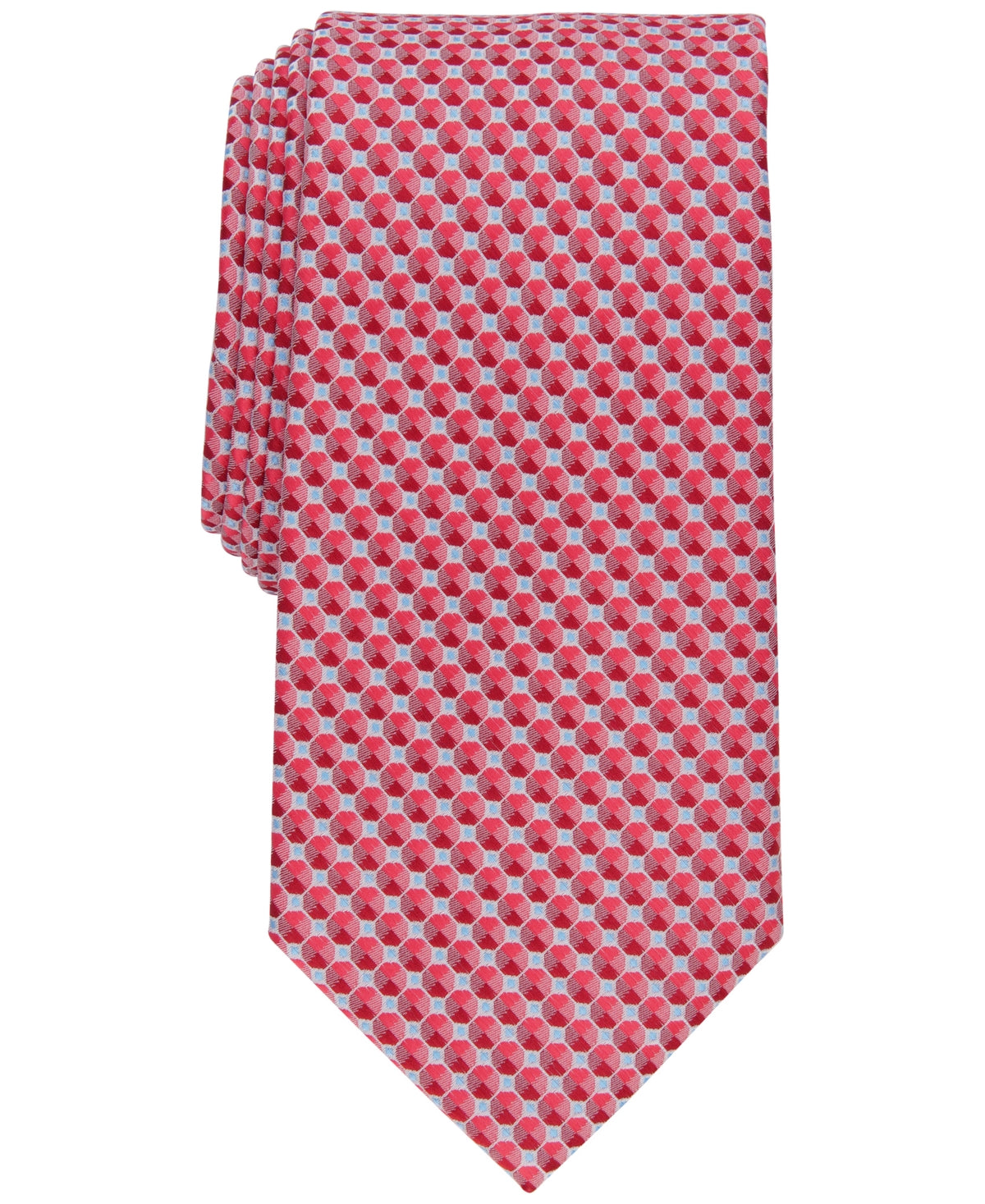 Perry Ellis Mens Vidale Tie Red