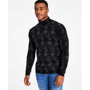 INC International Concepts Men's Billie Skull Deep Black Turtleneck Sweater XS