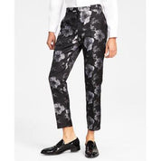 INC International Concepts Men's Slim Fit Floral Suit Dress Pants Black 40 x 32