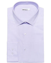 Bar III Men's Textured Slim-Fit Button Down Dress Shirt Lavender Large