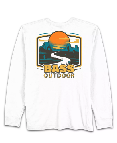 BASS OUTDOOR Men's Mesa Path T-shirt Marshmallow XXL