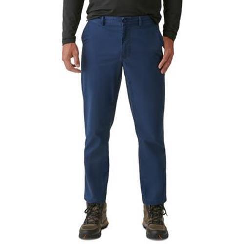BASS OUTDOOR Mens Baxter Stretch Twill Chino Pants Dress Blue Large