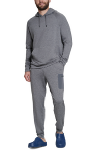 BASS OUTDOOR Men's Summit Hoodie Medium Gargoyle Gray