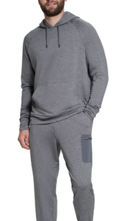 Bass Outdoor Mens Summit Sweatshirt Hoodie Gargoyle Grey Small