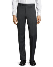 Lauren Ralph Lauren Grey Microtwill Dress Pants Grey 36 x 30