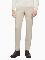CALVIN KLEIN Men's CK Move 365 Slim-Fit Performance Pants Taupe 30 x 30