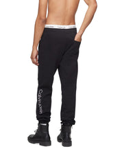 Calvin Klein Mens Regular-Fit Embroidered Black Beauty Jogger Sweatpants 2XL