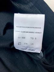 Moncler Mens Short Sleeve Pocket Tee Shirt Small Black