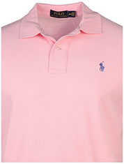 Polo Ralph Lauren Men's Classic Fit Mesh Pony Polo Shirt Carmel Pink 2XL
