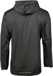 Adidas Men's Track Jacket Coat Medium Black Hooded Solid