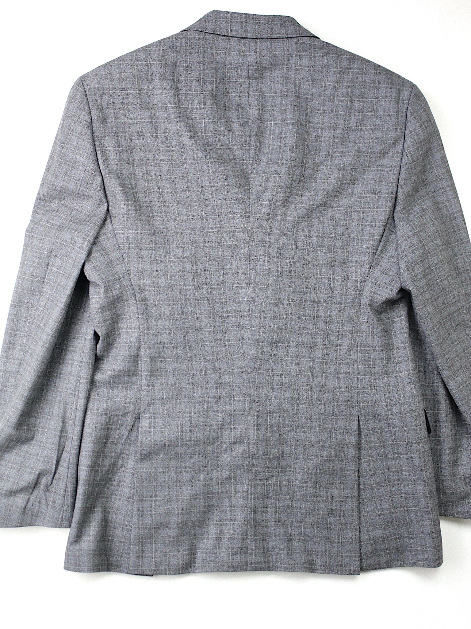 Hugo Boss Mens Modern fit Sport Coat Blazer 38 S Grey Blue Plaid