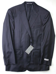 Canali Mens Siena Suit Jacket 54 IT / 44R US Navy Blue Classic Fit
