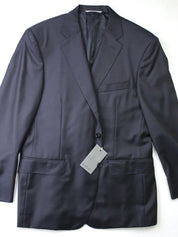 Canali Mens Siena Suit Jacket 54 IT / 44R US Navy Blue Classic Fit