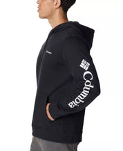 Columbia Men's Sleeve Logo Trek Hoodie Sweatshirt XL Black