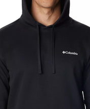 Columbia Men's Sleeve Logo Trek Hoodie Sweatshirt XL Black