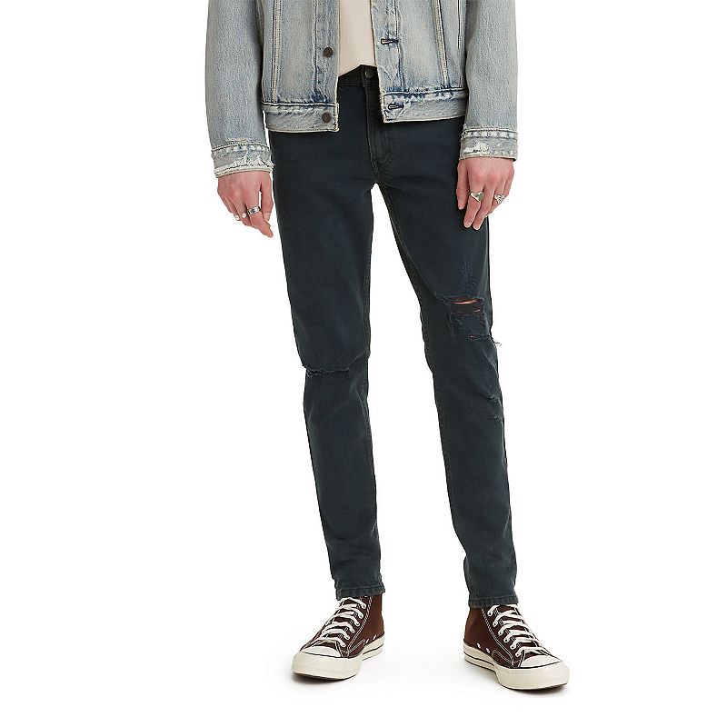 Levi's Mens Tapered Leg Skinny Jeans 34 X 30 Black