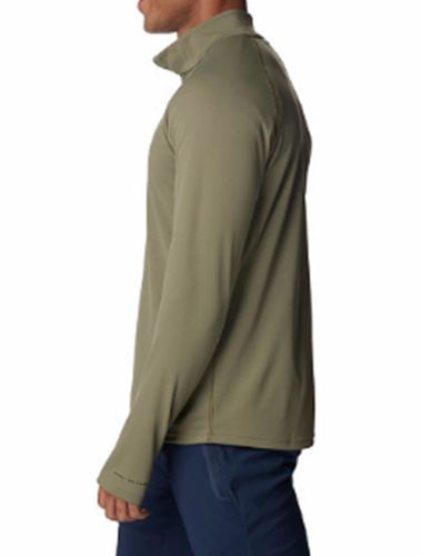 Columbia Mens Narrows Moisture-Wicking UPF Pullover Navy/Dark Mountain Small
