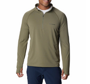 Columbia Mens Narrows Moisture-Wicking UPF Pullover Navy/Dark Mountain Small