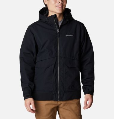 Men's Columbia Loma Vista II Hooded Jacket Black Size Large