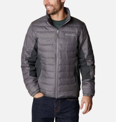 Columbia Men's Powder Lite Hybrid Full-Zip Jacket - Dark Gray Small