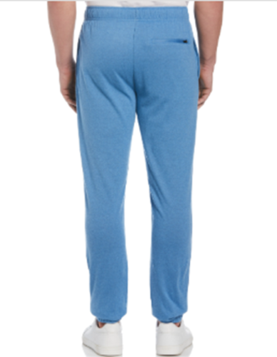 Cubavera Mens Double-Knit Jogger Pants Federal Blue Medium