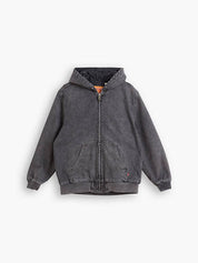 Levi's Mens Regular fit Denim Hoodie Jacket Large Black