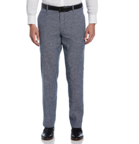 Cubavera Mens Plain-Weave Pants Dress Blue 36 x 32