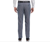 Cubavera Mens Plain-Weave Pants Dress Blue 36 x 32