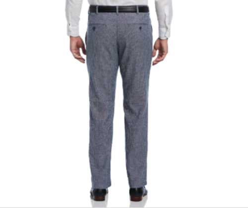 Cubavera Mens Plain-Weave Pants Dress Blue 36 x 32