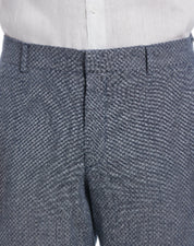 Cubavera Mens Plain-Weave Pants Dress Blue 36 x 32